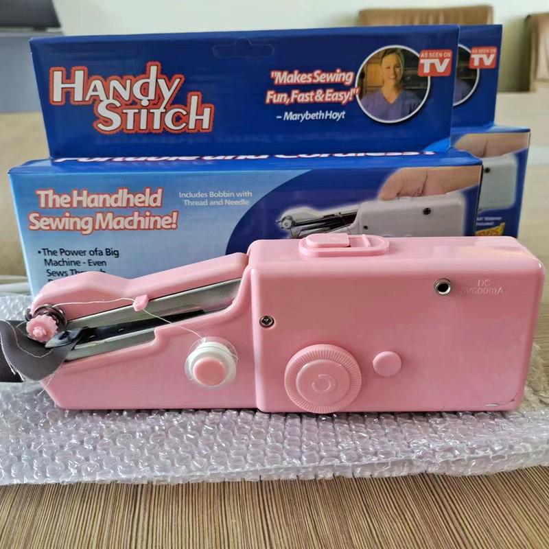 German Portable Mini Electric Sewing Machine for Household Overlock and Handheld Tailoring.