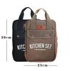 Outdoor Camping Tableware Storage Bag Handheld Camping Barbecue Cookware Bag Camping Cutlery Travel Tableware Bag Baskets