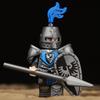 Medieval Lion Knight Minifigure: Castle & Dragon Knight Building Blocks Compatible with Lego