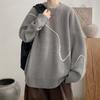 2024 Autumn Winter Men Round Neck Cartoon Sweater Mens Casual Knitwear Couple Sweater Top