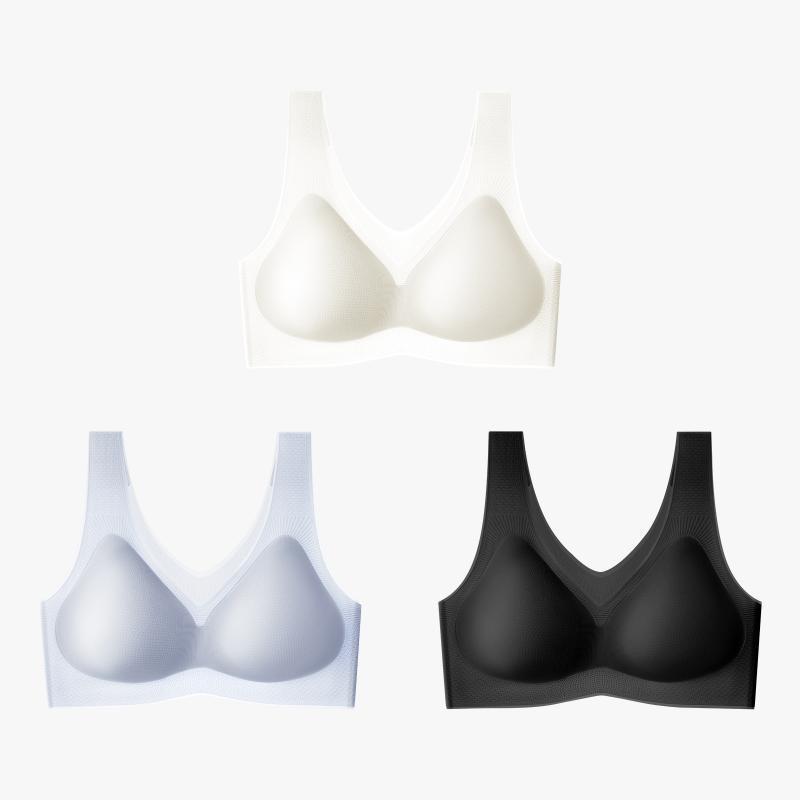 Herbal first color four seasons new year new non-sensory breathable bacteriostatic steel ring bra