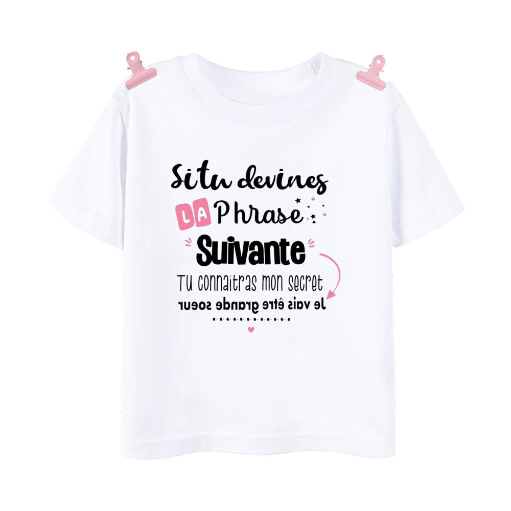 Future Big Brother Big Sister Printed Kids Shirts  Big Bro Sis T-shirt Tops Boys Girls Outfit Tee