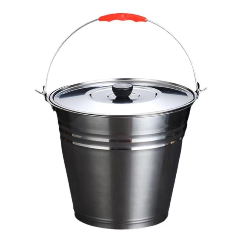 Stainless Steel Water Bucket with Lid