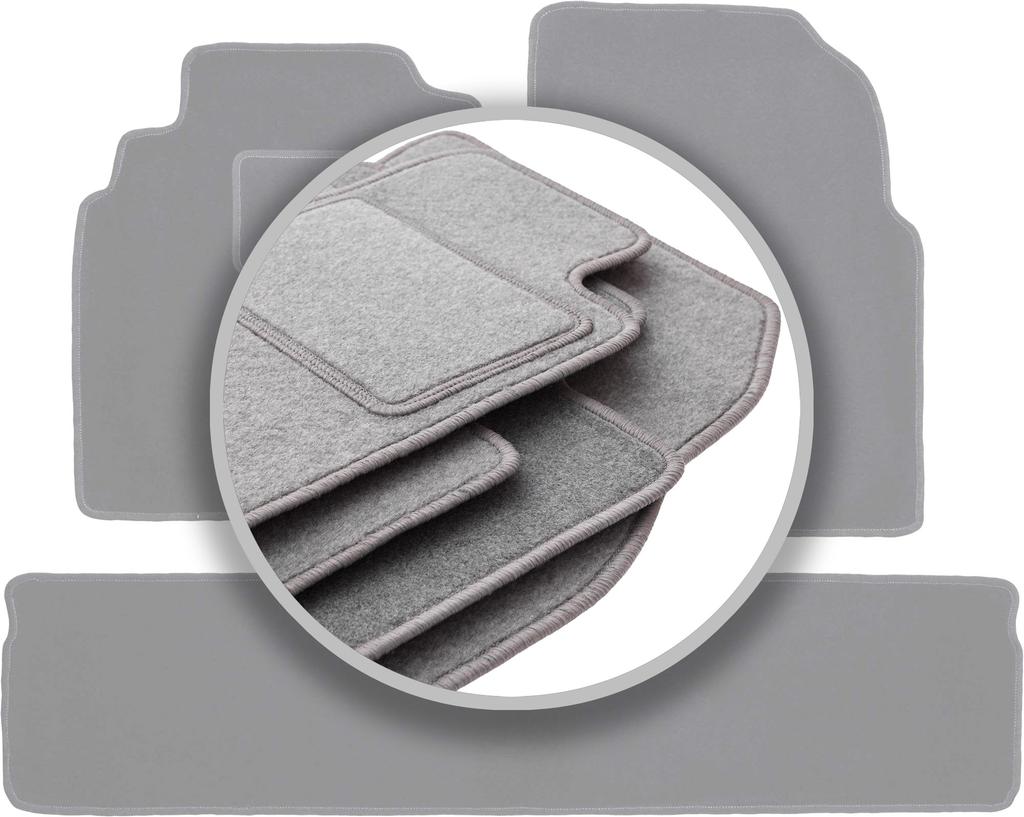 Graue Automatten für: Nissan Almera Tino Minivan (2000-2006)