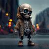 Creativity Skeleton Figurines Resins Characters Sculpture Miniatures Home Decoration  Halloween Decor Statue Accessories Gift