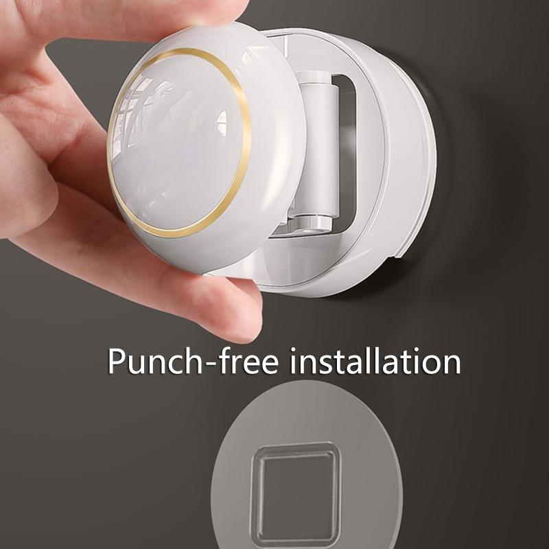 Hanging Mop Organizer Durable Adhesive Mop Holder Multifunctional Mop Rack Kitchen Bathroom Storage Bracket Accessories