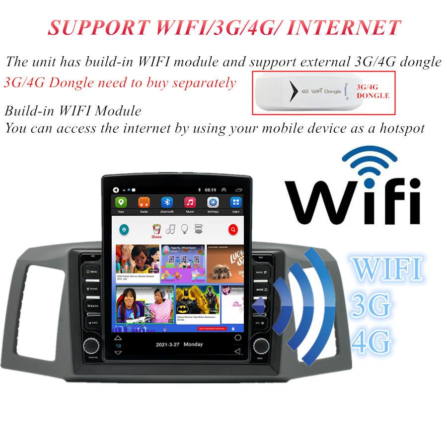 Android 11 Head Unit for Jeep Grand Cherokee Model A 2004-2007