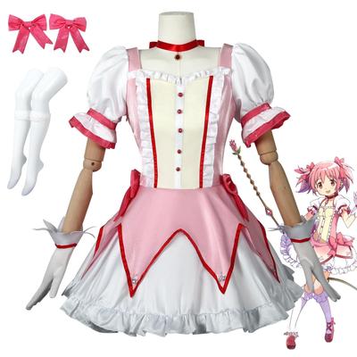 Kostium Cosplay Madoka Kaname - Strój Bojowy Puella Magi Madoka Magica