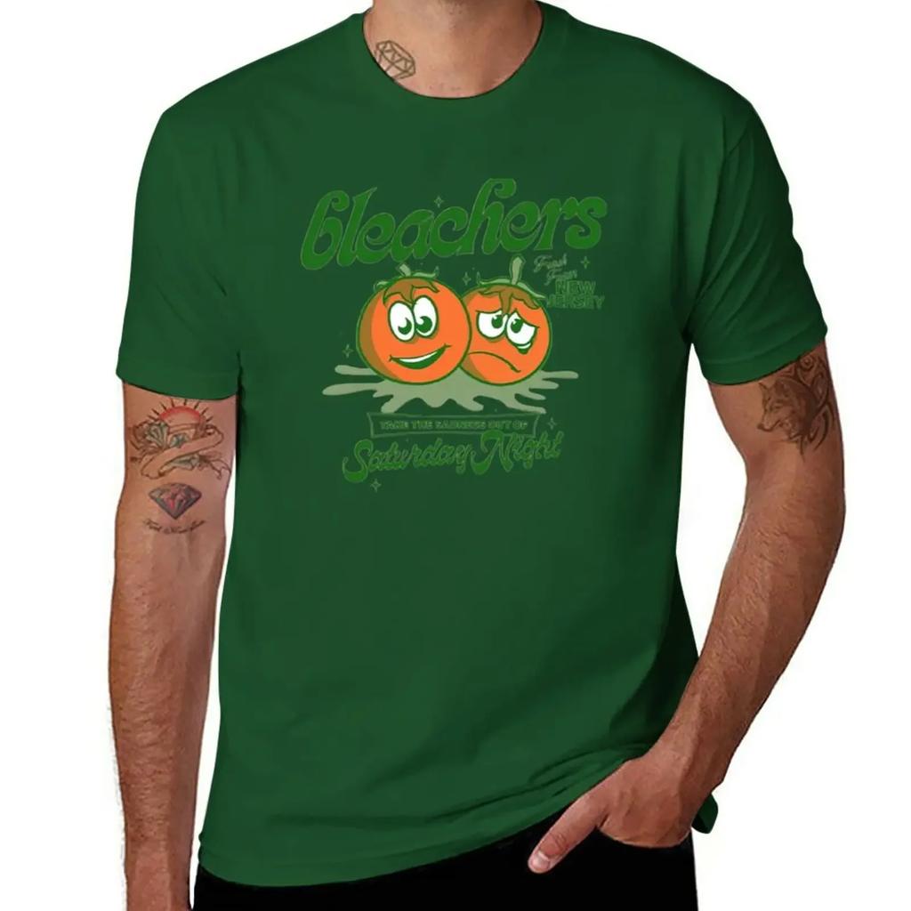 bleachers T-Shirt sports fans oversizeds heavy weight t shirts for men