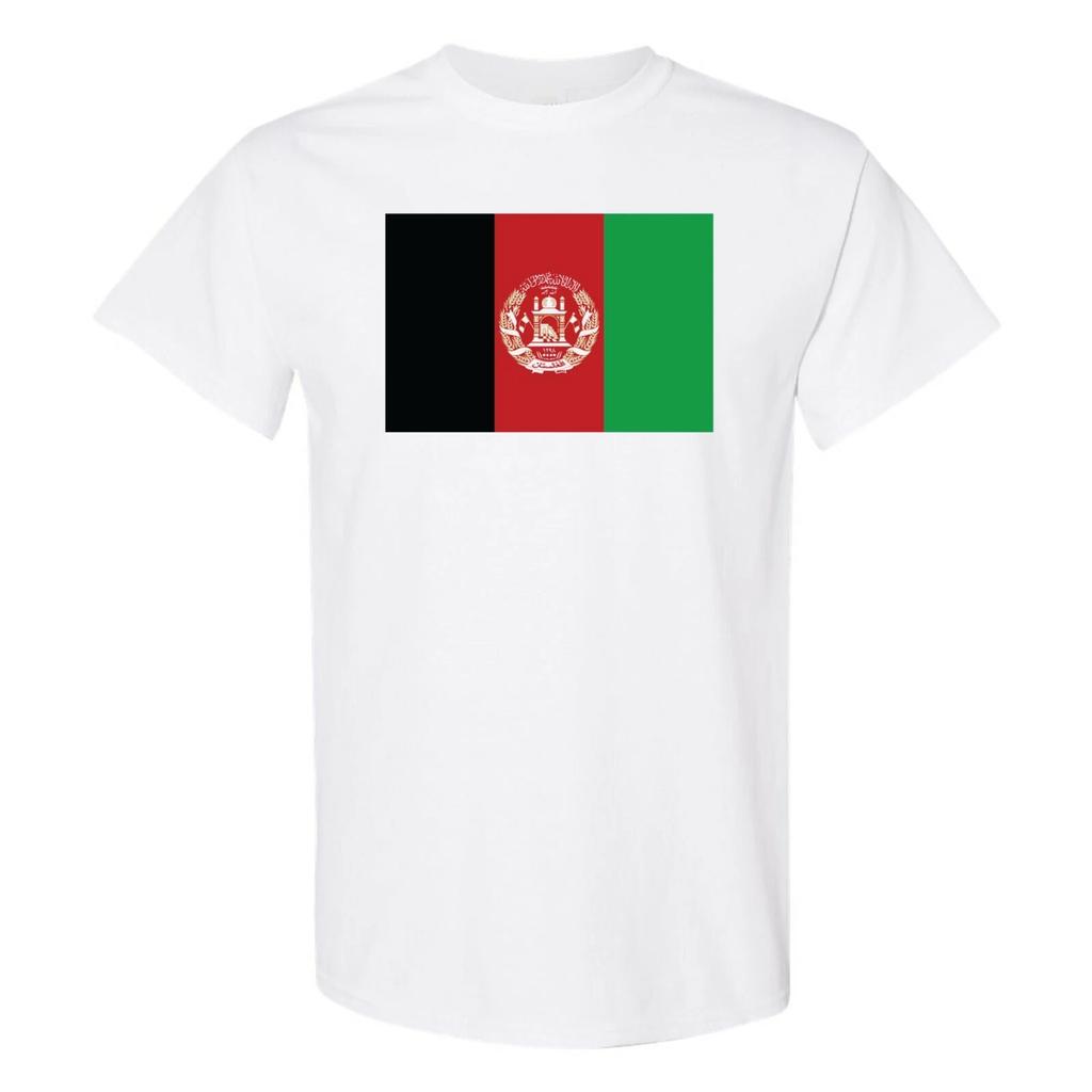 Afghanistan Flag Country Home Souvenir National Pride T Shirt - White
