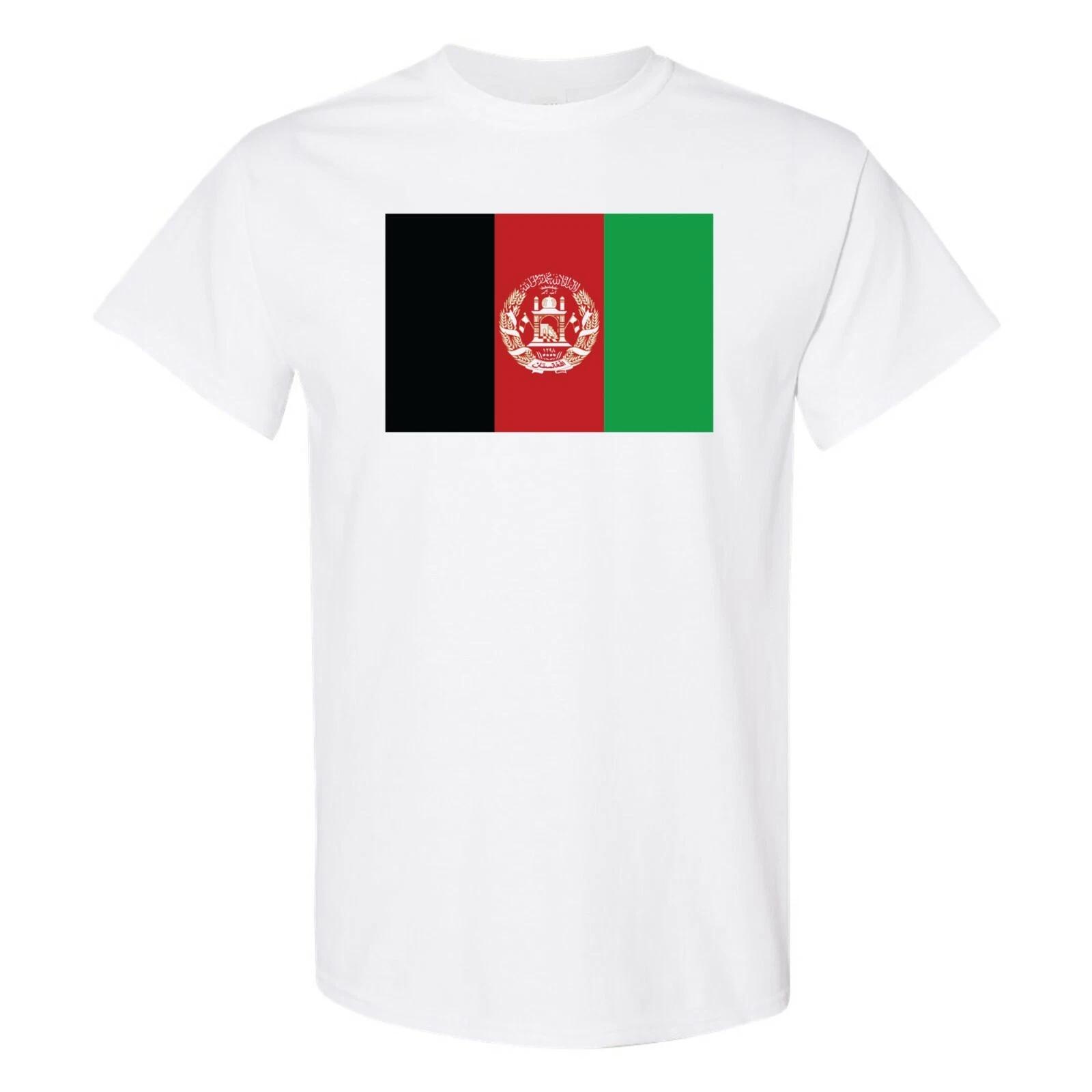 Afghanistan Flag Country Home Souvenir National Pride T Shirt - White S