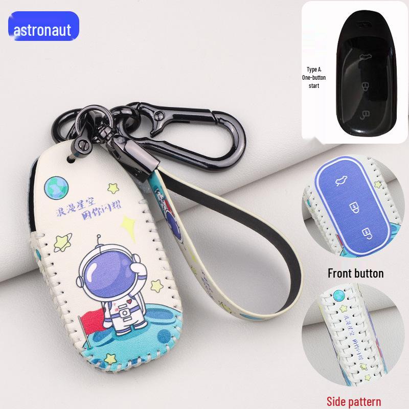 

High-End Full Wrap Key Case for Ideal ONE Car - Men s and Women s Protective Shell Cover with Buckle. Standard