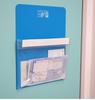 KOKUYO Whiteboard Magnetic 205 A4 Paper Pockets, Approx. Size, Blue, Mac-500NB