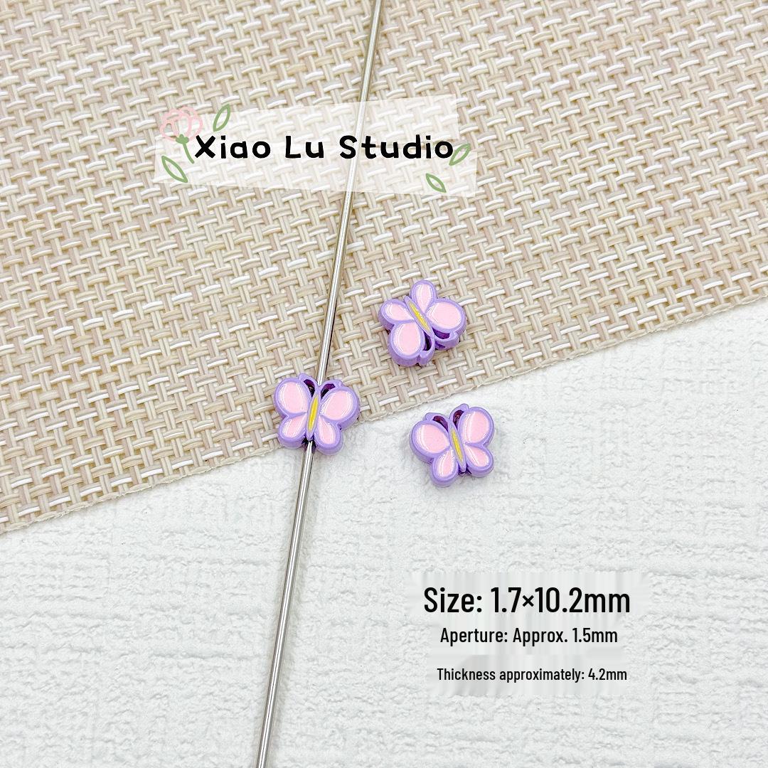 Colorful Handmade Butterfly  Flower Beaded Phone Chain Necklace Single Price
