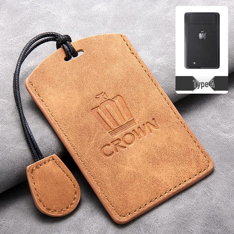 Toyota Crown and Vellfire Retro Key Cover, 12th-13th Gen Premium Holder