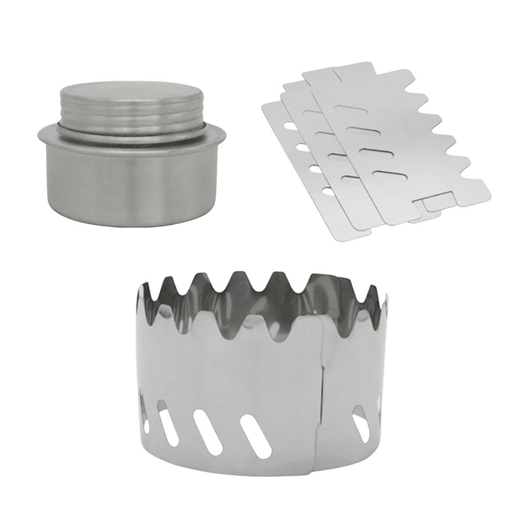 Outdoor Windproof Camp Stove Small Alcohols Backpacking Stove Light Weight Brass Spirits Burners Picnics BBQ Furnaces