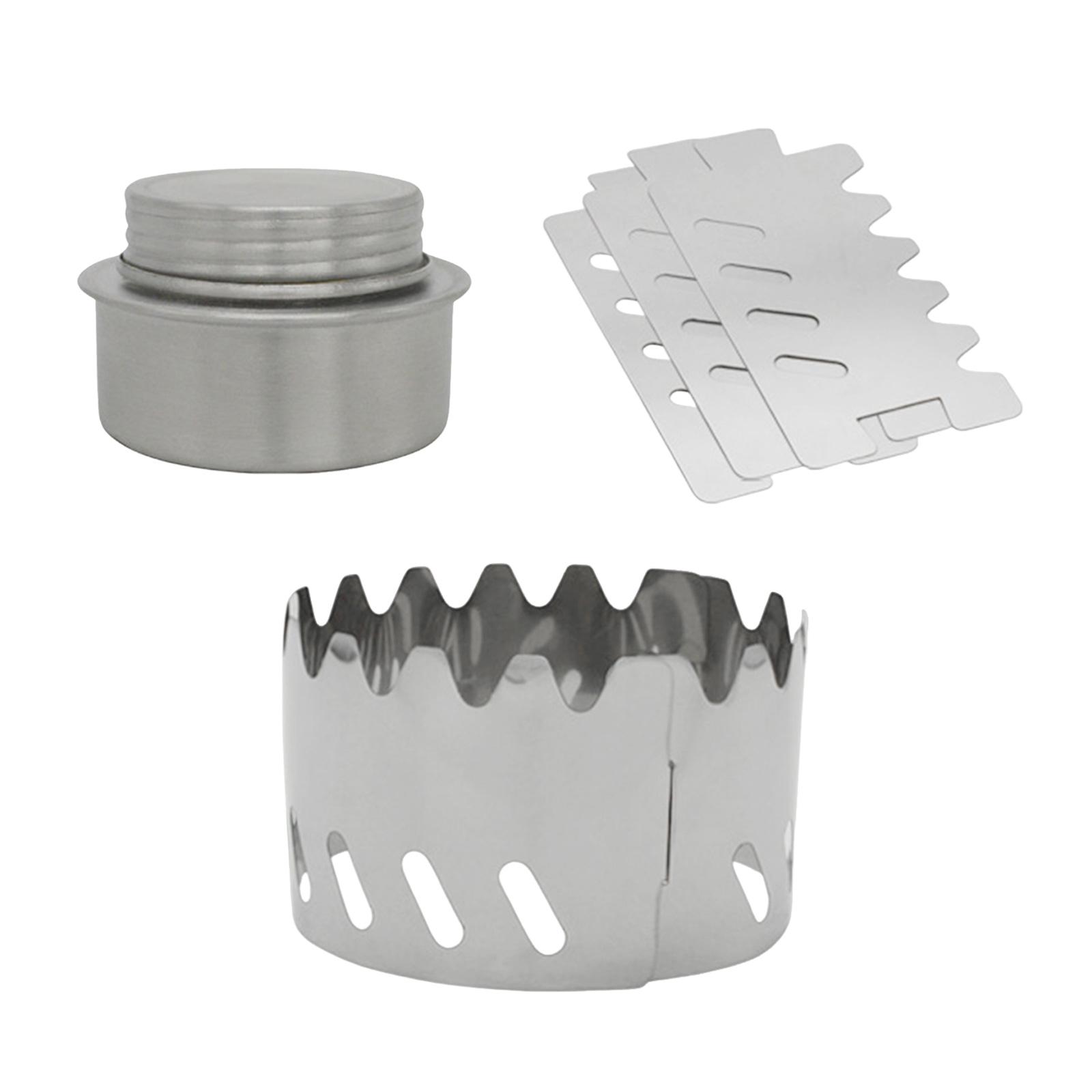 

Ветрозащитная походная плита Портативные спиртовые горелки Пикники Барбекю Печи Легкая Крошечная плита для лагеря Пешего туризма