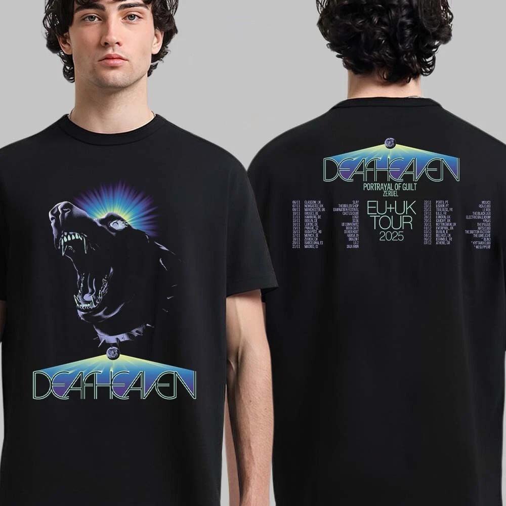 Deafheaven EU And UK Tour 2025 Schedule Tour Dates Two Sided TShirt Unisex T-Shirt M
