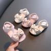 Summer Littler Kids Sandals For Girls Baby Sandals Soft Leather Bow Princess Girls Shoes Toddler Dress Beach Sandals