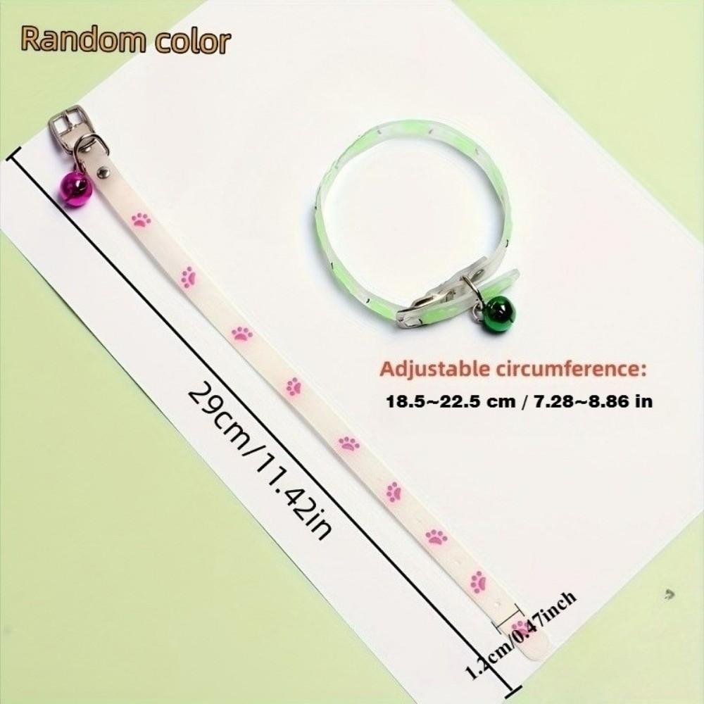Adjustable Cat Collar Anti-Loss Pet Collar with Bell Pet Supplies Dog Collar Small Cats