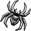 1pc  New Spider Emblems 3D Fender Rear Door Badges Sticker Replacement for F-150 Silverado Sierra RAM Black Widow Edition (Chrome)