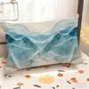 Wave Pattern Rectangle Pillowcase Suitable For Sofa Bedroom Car Pillow Cover Cushion Rectangular Back Cushion