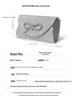 Rhinestone Bow Evening Clutch – Mini Bling Chain Handheld Bag for Women