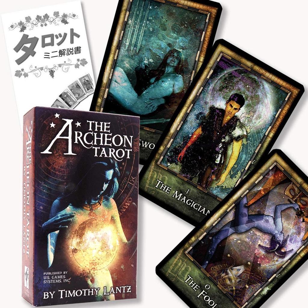 The Archeon Tarot Tarot fortune telling method with Japanese instruction manual Authentic tarot cards 78 sheets