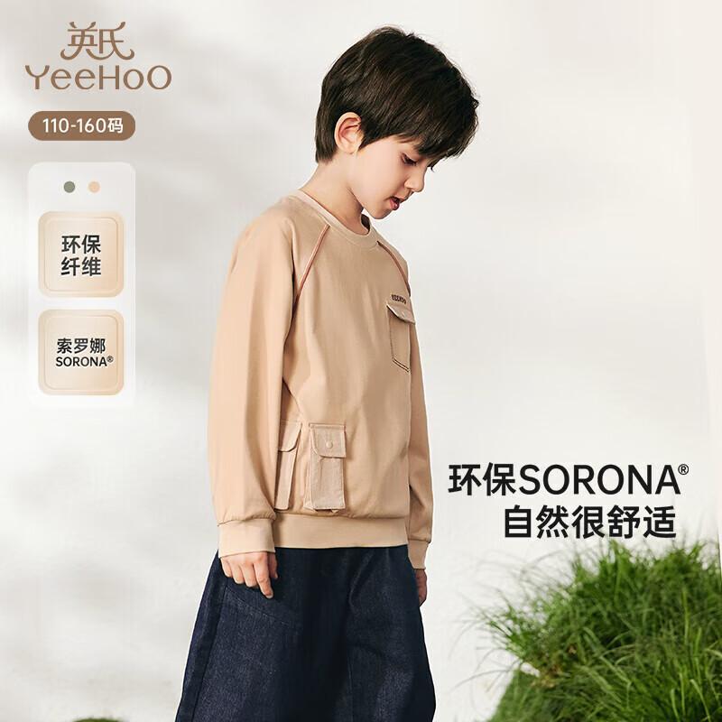 YEEHOO Boys  Casual Long-Sleeve Sweatshirt 140