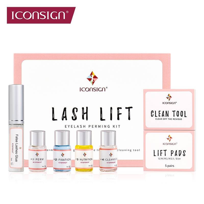 ICONSIGN Lash Lift Kit Lifiting Eyelash Enhancer Lifting Kit Salon Lash Perm Eyes Makeup Gift for Friends