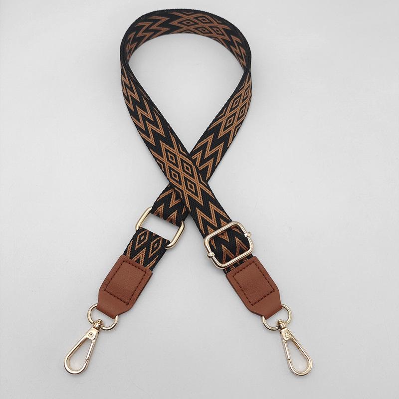 

Женский регулируемый плетеный ремешок для сумки кроссбоди шириной 2,5 см для маленьких сумок With Gold Hook