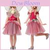 Forest Fairy Costume For Women With Wings And Polyester Cotton Fabric For Halloween Cosplay