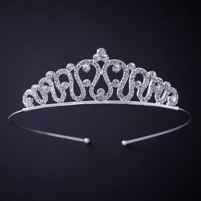 Women  Sweet Wind Princess Tiara Birthday Party Crown For Performance Party Decorative Crown