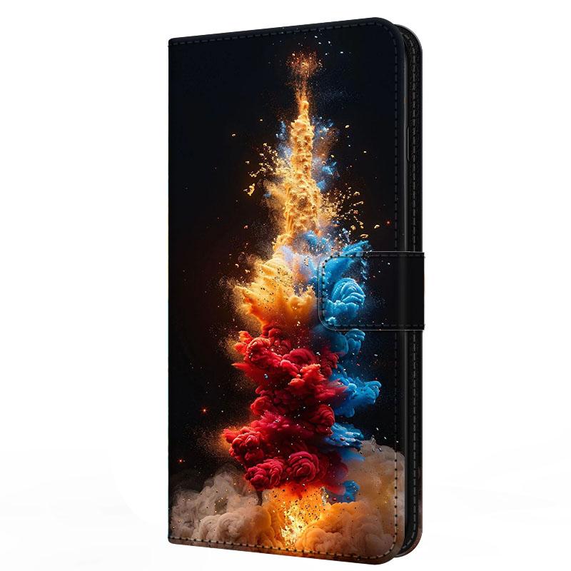 For Samsung A16 Magnetic Wallet Shell Relief Capa Leather Case Protector Book Flip Cover Galaxy A06 A56 A26 A36 A 16 06 56 36 26