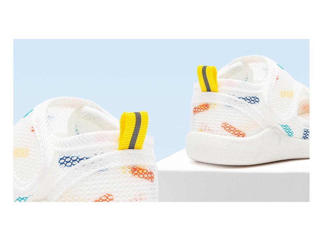 Breathable Mesh Toddler Sandals with Non-Slip Soft Soles and Velcro for Boys & Girls