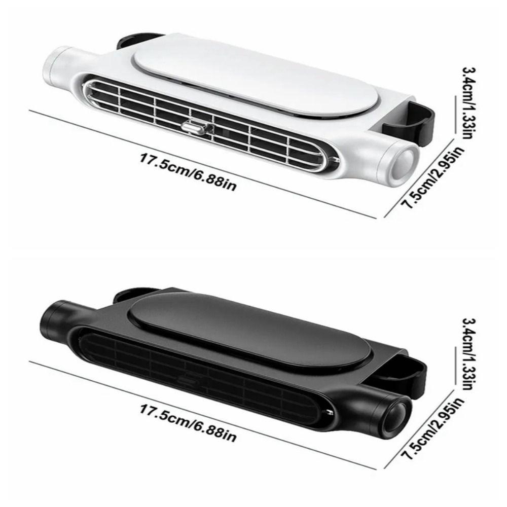 Safe Structure Bladeless Car Fan Portable Design Automobile Cooling Fan Headrest Fan Road Trips