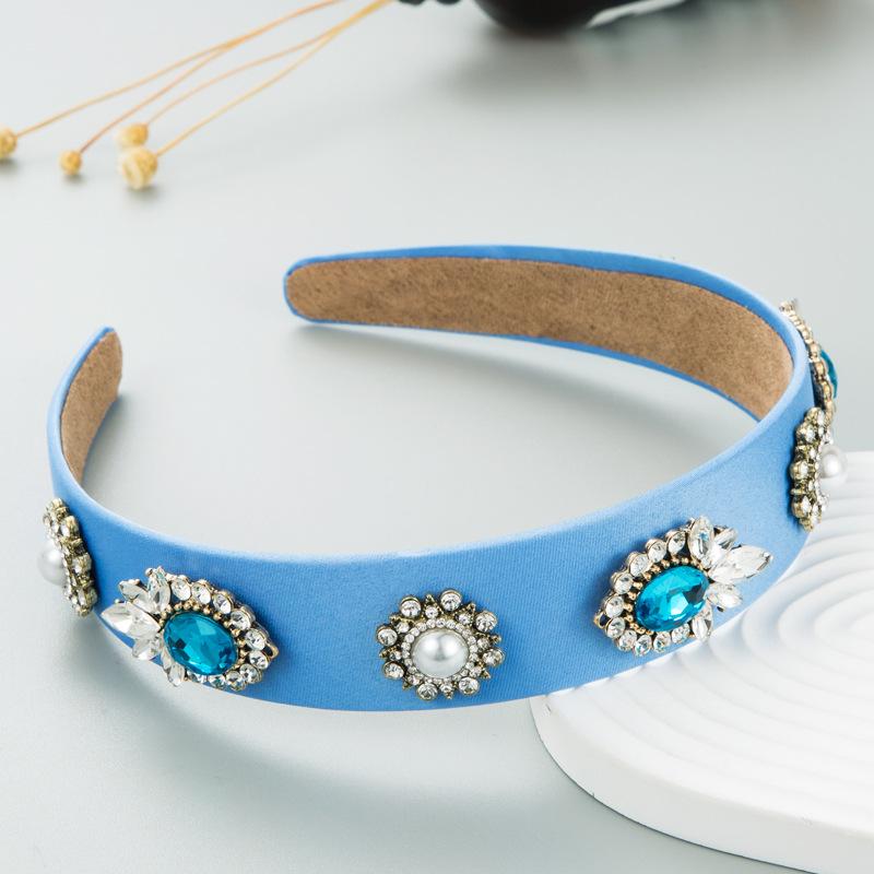 Baroque Rhinestone Handmade Metal Bee Headbands Hairbands For Women Girls Hair Accessories
