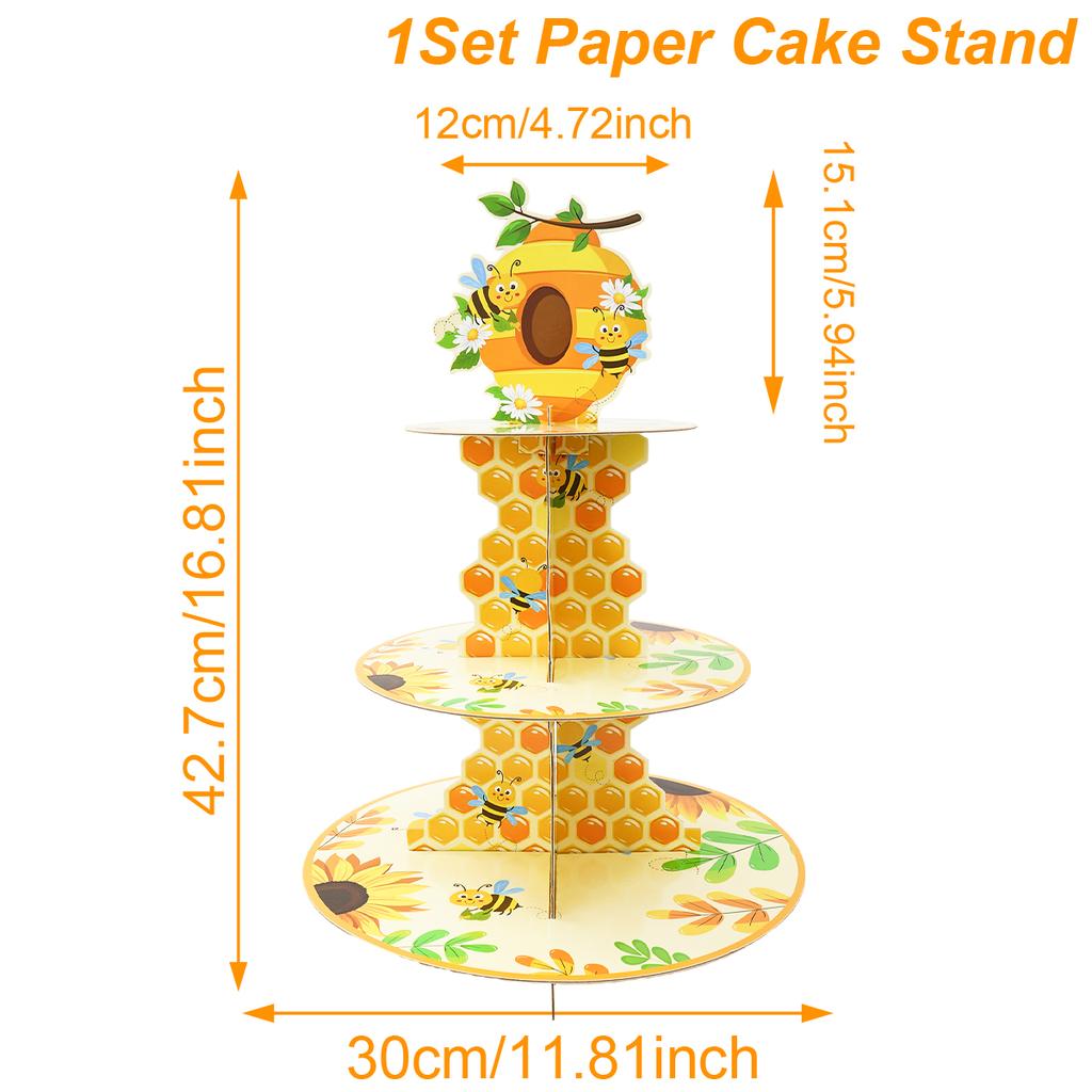 Bee Hive Theme PE Tablecloth Happy Birthday Party Decor Kids Wedding Baby Shower Party Supplies Kitchen Dining Table Cover