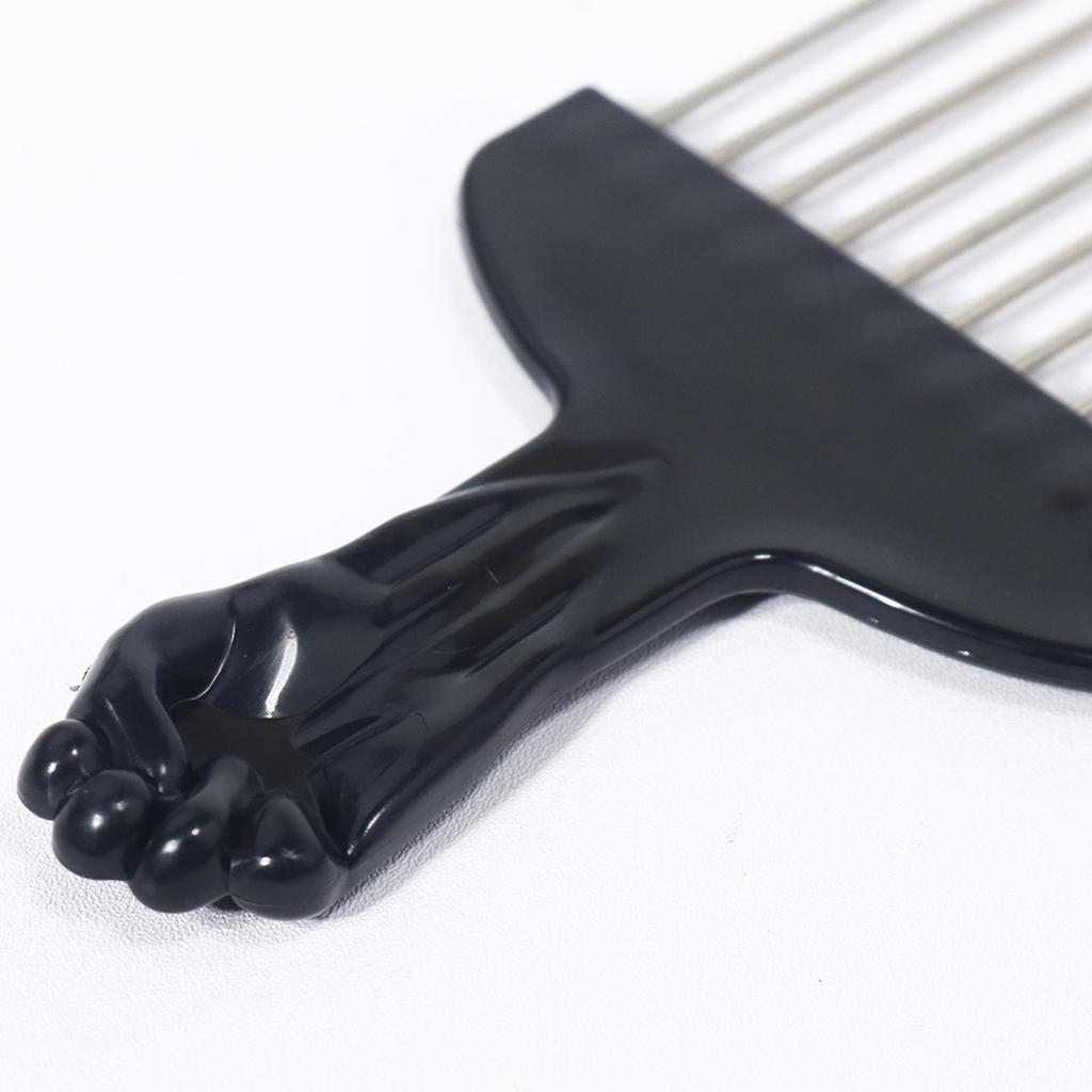 2pcs African styling comb, stainless steel hair styling insert comb, hair comb for fluffy styling, Special for real hair wigs