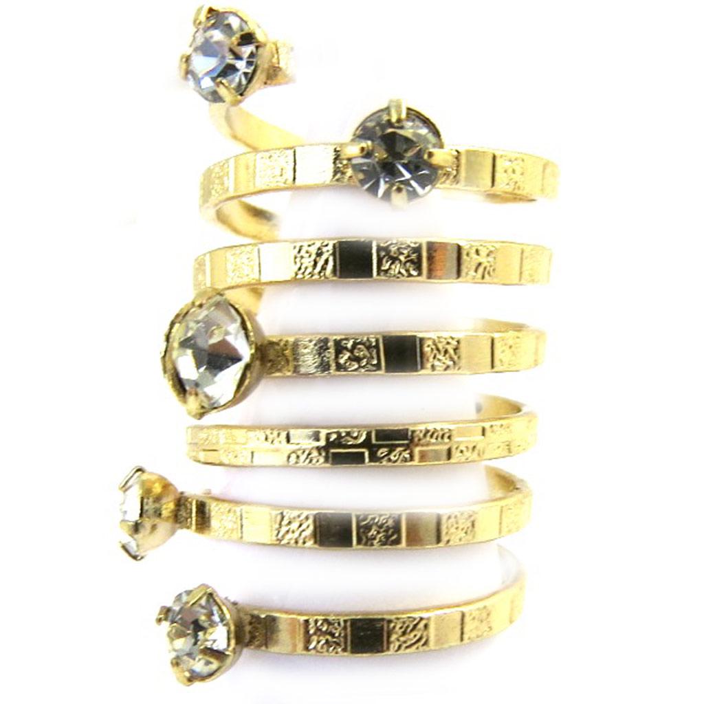 Gyllene 'Cleopatra' designerring