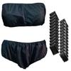 Bath&bath Disposable Paper Panties, Paper Bra, Underwear, Perfect for Beauty Salons, Travel, One Size Fits All (Set of 12)