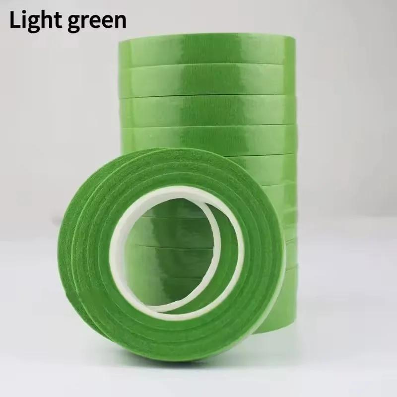 1-10rolls Bouquet Floral Stem Tapes Green Self-Adhesive Tapes Florist Flower Wrapping Tape Wedding Party DIY Decoration Supplies