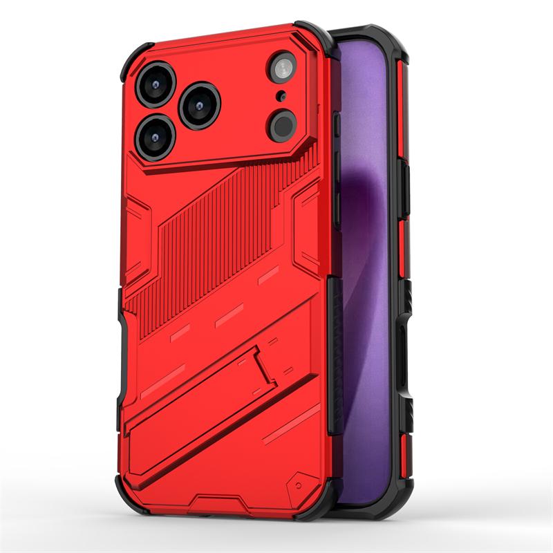 Phone Holder Case For iPhone 17 Pro Max Case Anti-knock Armor PC Back Cover For iPhone 17 Pro Max Case For iPhone 17 Pro 17 Air
