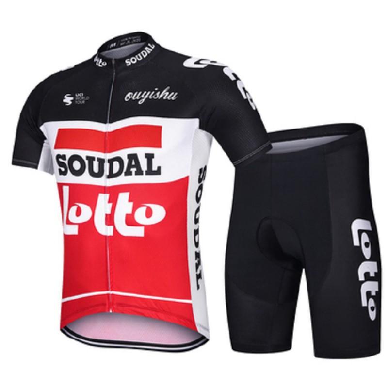 Mens Cycling Jersey Set Short Sleeve Road Bike Outfit Breathable Riding Gear