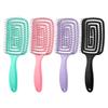 Haarbürste Curve Hohle Haarbürste Nylon Tragbare Kopfhaut-Kopf-Massage-Haarbürste Haar-Styling-Zubehör