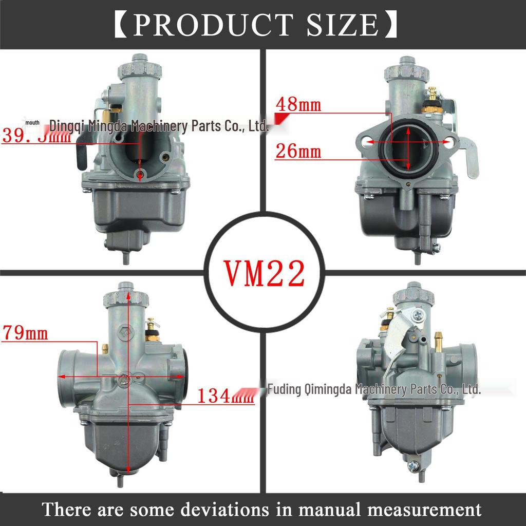 26mm PZ26 Carburetor for 125cc-140cc Mikuni VM22 Motorcycle/ATV/Kart