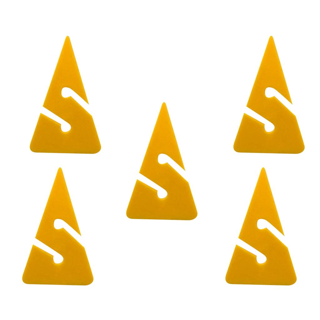 5Pcs Cave Diving Line Arrow Marker Triangle Shape Guide Rope Indicator Scuba Safety Rope Line Marker for Underwater