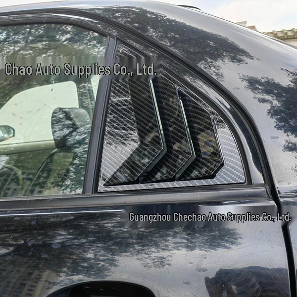 Mitsubishi Lancer Rear Window Louvers - Mustang Style Air Vent Trim