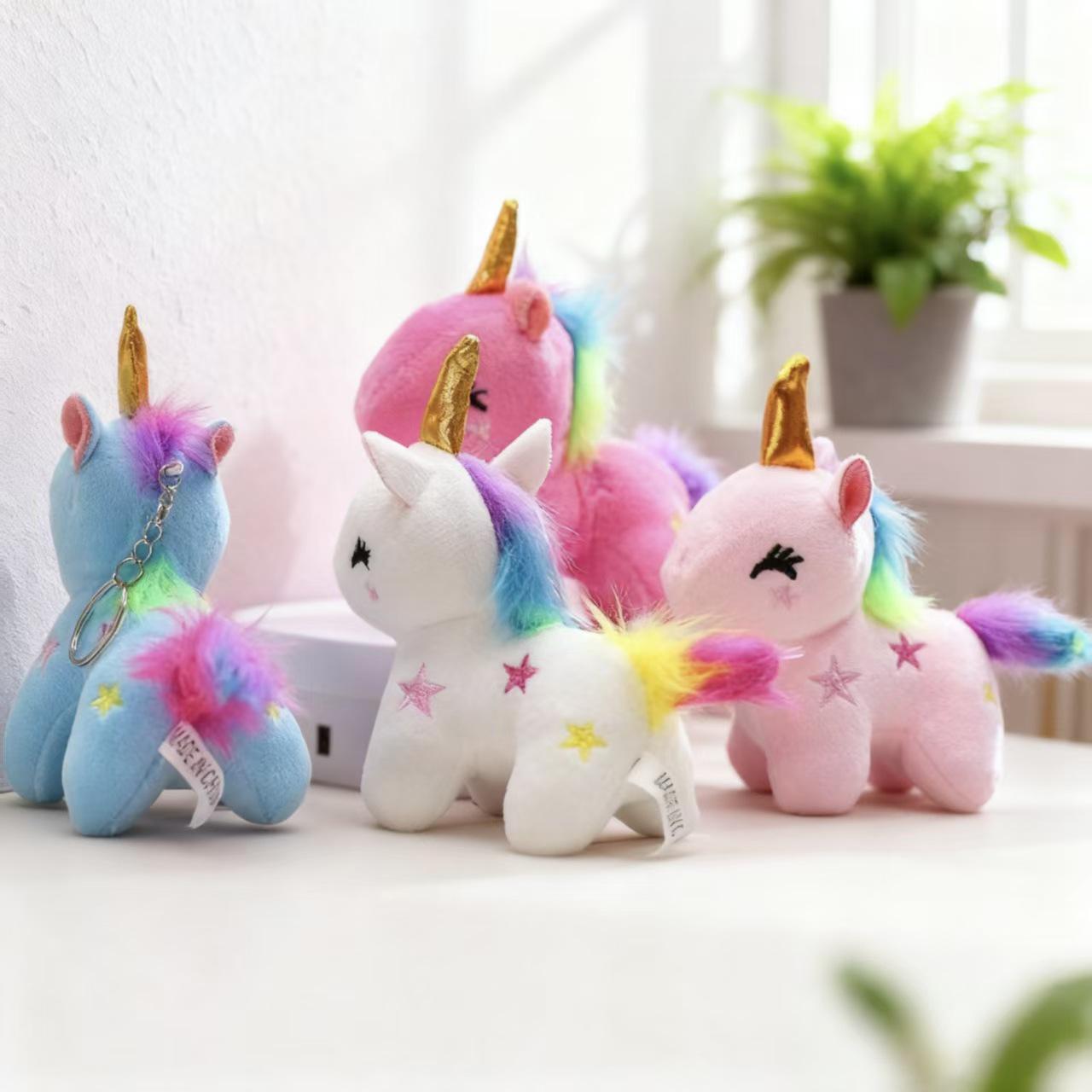 

Мини плюшевый брелок-единорог: Милый кулон-подвеска в виде пони 12cm Standard Chain