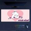 Custom Name,Moomin Mouse Pad, Large Gaming Desk Mat, Non-slip XXL Mousepad for Laptop & Tablet, Mini PC Playmat with Stitched Edges